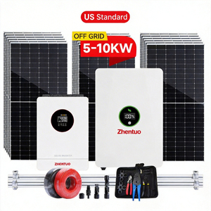 Complete Off-grid <b>Solar</b> Energy System <b>Kit</b> 10-30kW All-in-One <b>Solar</b> Panel <b>Power</b> System Home Full Set MPPT Controller Lithium Ion - Product Image 2