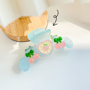 Pinza de Pelo Grande Transparente Estilo Coreano Popular de 10CM con Diseño de Macaron y Frutas, Pinza de Pelo Linda para Niñas, para la Parte Trasera de la Cabeza - Product Image 6