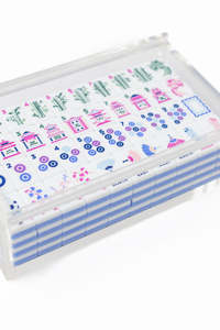 Juego de Mahjong Americano de Lujo, Botas Deluxe y Burbuja Acrílica Personalizada con Grabado, Juego Portátil para <span class=keywords><strong>Casino</strong></span>, Entretenimiento para Adultos - Product Image 4