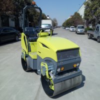 Compacteur Machine Usine Double Tambour Rouleau De Route 1ton-1.3 Ton Vibratoire Mini Compacteur Rouleau D'asphalte