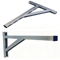 Support mural robuste pour mini-split, bras de support triangulaire pour condenseur de climatiseur et unités de pompe à chaleur