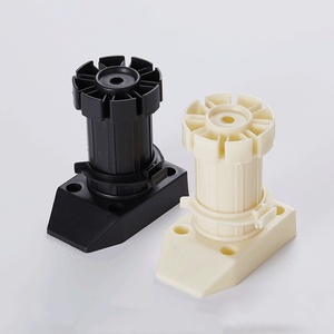 Chân nhựa có thể điều chỉnh cho tủ chân hỗ trợ dày cho nhà bếp và phòng tắm đồ nội thất phòng ăn - Product Image 3