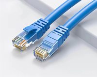 Cable de Conexión Ethernet LAN CAT6/CAT6E UTP OEM y ODM, Conductor Sólido CCA de 23AWG, 1.5m-5m, LSZH/PVC