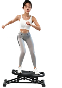 CZFIT Steel Twisting Waist Sliding <b>Step</b> 2-in-1 Electric Stair Stepper Home Fitness Machine-Anti-Slip Eco-Friendly - Product Image 5