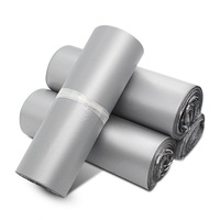 Enveloppes d'expédition en plastique imperméable gris argenté en matériau recyclé personnalisé Sacs postaux pour courrier d'expédition pour vêtements