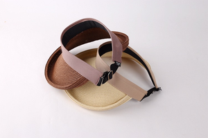 BESTELLA marque large bord frisé chapeau de paille Logo personnalisé Sport de plein air parasol été plage haut visière voyage quotidien pêche - Product Image 3