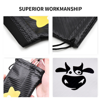 Fournitures en gros, logo personnalisé, étui à lunettes en cuir PU 9*18cm, impression numérique de haute qualité, étui à lunettes pour les magasins d'optique