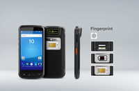 Terminal portable robuste Chainway C71 Android avec lecteur de codes-barres 2D, lecteur RFID UHF intégré et identification par empreinte digitale