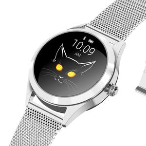 Montre connectée, moniteur de fréquence cardiaque dynamique 24 h, en acier inoxydable, Compatible avec Android et IOS, plusieurs langues disponibles, bon marché, <span class=keywords><strong>KW10</strong></span> - Product Image 5