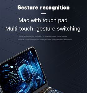 Custodie e Cover per Tablet IFacemall Nuova Custodia con Tastiera Magica Rotante a 360° Multicolore Trasparente in PU con Slot per <span class=keywords><strong>iPad</strong></span> <span class=keywords><strong>10.2</strong></span> Pollici 7a/8a/9a Generazione - Product Image 6