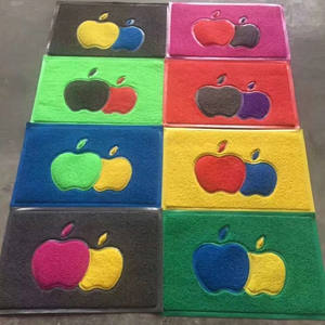 Alfombra Comercial de PVC Moderna con Bucle, Jacquard, Lavable, con Logotipo Personalizado Impreso, para <span class=keywords><strong>Entrada</strong></span> de Tienda - Product Image 1