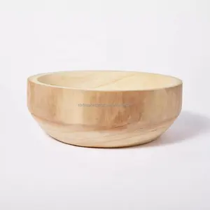 Wood Dough Decorative Bowl /rustic Wooden Bowl/handmade Dough Bowl