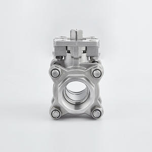 Vanne à boisseau sphérique Q11F en acier inoxydable à plateforme haute, filetée, 3 pièces, type presse-étoupe, à filetage interne - Product Image 4