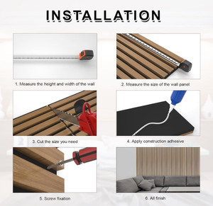 Nhà Máy Bán Buôn Giá Rẻ Cách Âm Gỗ Tấm Tường Bảng Điều Khiển Cho Tường Nội Thất Trang Trí Nội Thất Tiếng Ồn Hủy Bỏ - Product Image 6