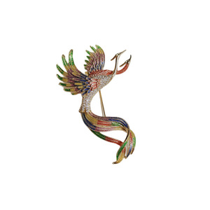 Broche de Fénix de Estilo Chino de Alta Gama, con Flor en el Pecho, para Mujer, 2026, Exquisito, Lujoso, con Personalidad y Temperamento - Product Image 4