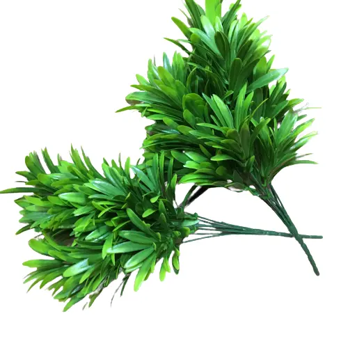 30cm Green Artificial Yacca wall Plants Greenery Branch Artificial Grass For Wedding Decorative Plants Indoor