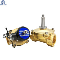 Vanne solénoïde hydraulique Micro 12v 2 pouces 3 pouces 24v 12v Dc 220v Ac électrique pour l'air, pièces de vanne de commande solénoïde