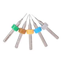 Jeu de micro-forets en carbure de tungstène de 0,5 mm à 0,9 mm, outils de gravure sans finition, compatibles avec les cartes de circuits imprimés, la pierre et la gravure CNC