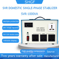 Stabilisateur de tension automatique monophasé 1 kVA 60 Hz Servo AVR pour réfrigérateur et climatiseur 220 V CA – Prix fabricant
