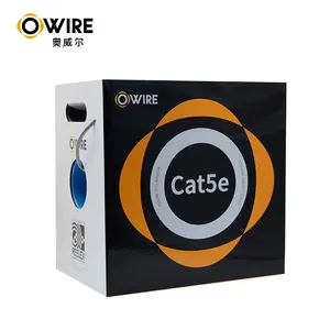 Utp 5e kucing 305m UTP Cat7 Cat5e kucing 5 5e 6 kabel jalan kabel jaringan kabel Lan kabel Ethernet
