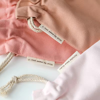Sac à cordon en toile de lin et coton, personnalisé avec logo imprimé, couleurs sur mesure, écologique, durable, vente en gros