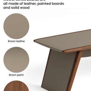 Modern Luxury <b>Solid</b> <b>Wood</b> Durable High Quality Executive Office <b>Desk</b> for CEO Commercial Use - Product Image 5