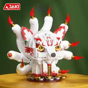 JAKI บล็อกตัวต่อสัตว์ในตำนานจีน 400-800 ชิ้นของเล่นสไตล์ดั้งเดิมสำหรับเด็กผู้ชายอายุ 8-13 ปี - Product Image 1