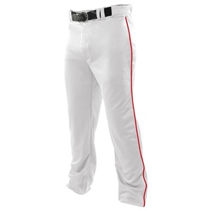 Pantalones de Béisbol Sublimados al por Mayor, Reversibles, Tallas Grandes, Económicos, Juveniles, Blancos con Rayas Negras - Product Image 6