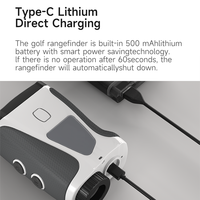 Télémètre laser de golf 1200m à prix d'usine, sûr pour les yeux, longue portée, mesureur de distance laser OEM
