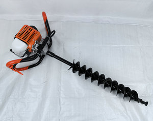 Tarière thermique 52 cm³ à essence 2 temps pour trous de poteaux, approvisionnement direct usine - Product Image 2