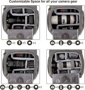 Free Sample <b>Camera</b> <b>Backpack</b>, BAGSMAR DSLR <b>Camera</b> Bag <b>Backpack</b> Anti-Theft and Waterproof <b>Camera</b> <b>Backpack</b> Fit up to 15" Laptop - Product Image 3
