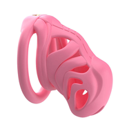 Ninghao Cage de chasteté masculine en plastique imprimé en 3D simulé, dispositif de conditionnement ascétique, jouets sexuels pour garçons
