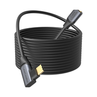 Kabel USB Type-C 16FT 5Gbps CableCreation untuk Aksesoris Headset VR Oculus Quest 2 untuk Kabel VR Link