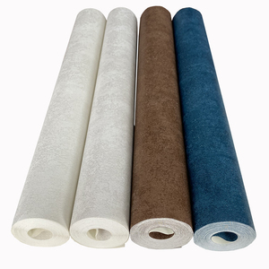 <strong>Blue</strong> Mottled PVC <strong>Wallpaper</strong> Living Room Bedroom Interior Decoration Hotel Office <strong>Plain</strong> White <strong>Wallpaper</strong>