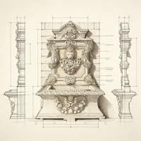 Fuente de Agua Decorativa para Jardín, Hotel, Interiores y Exteriores, Cascada 3D, Escultura de Mármol