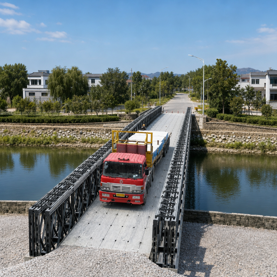Flat Bridge Model Cost-Effective Modular Bridge Bailey Bridge for Highway for Sale Direct ...