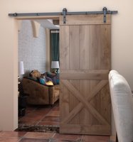 Porte en bois massif de style design moderne pour les opérations de commerce électronique en intérieur