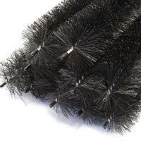 Brosse flexible de gouttière de garde de filtre de feuille d'industrie civile professionnelle pour le nettoyage de drain