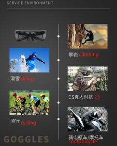 Gafas Tácticas Usa Mairun Modelo USA 823 con 3 Lentes Intercambiables, Gafas de Tiro Unisex para Exteriores, Resistentes al Agua, Deportivas - Product Image 4