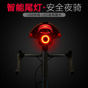 Luz Trasera para Bicicleta CNC WR25 LED Recargable por USB, Resistente al Agua IPX4, 4 Modos para Ciclismo de Montaña y Carretera Nocturno - Product Image 2