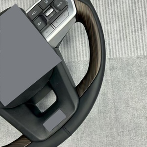 Volante de Fibra de Carbono Real con Botones Negros Estilo GR para Toyota Land Cruiser Lc200 Lc76 Lc79 Lc7O Prado 2003-2021, Actualización a Lc300 - Product Image 6