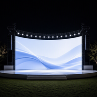 Écran LED d'extérieur étanche haute luminosité pour publicité, mur vidéo couleur pleine P2.976 P3.91 P2.6 mm 500x1000mm