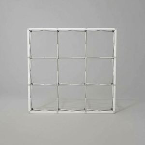 Support d'affichage pop-up réutilisable avec cadre en alliage d'aluminium épaissi et écran remplaçable 230x230cm défilant - Product Image 6