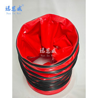 Tuyaux de conduit d'air flexibles industriels en spirale de PVC de 100mm-1500mm pour la technologie de fonte chaude de conception graphique d'utilisation d'hôpital de gymnase extérieur