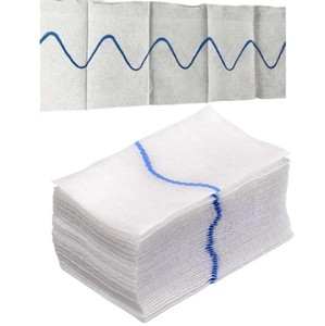 แผ่นผ้าก๊อซปฐมพยาบาลทางการแพทย์แบบใช้แล้วทิ้งแผ่นผ้าไม่ทอป้องกันการห้ามเลือดจากผ้า - Product Image 6