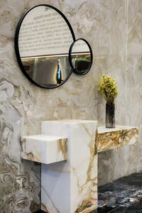 Naturel Crema Ibere Avalanche Blanc Marbre Quartzite Étanche Comptoirs De Cuisine Tables Basses Travail Tops Carreaux Muraux-Grande Dalle - Product Image 3