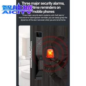 Serrure de porte intelligente Tuya à reconnaissance faciale 3D, contrôle à distance, sans clé, sécurité numérique, alarme anti-effraction pour la maison, installation facile - Product Image 5