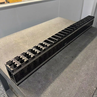 Armoire de serveur ventilée en maille avec revêtement en poudre noire pour centre de données