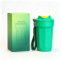 Tasse à café octogonale au design moderne, bouteille isotherme en acier inoxydable 316, grande capacité 450 ml, mug portable pour voiture, idéal pour les étudiants