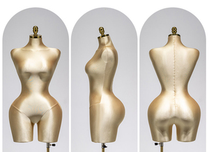 Maniquíes de Fibra de Vidrio para Ropa, Curvilíneos, con Caderas y Busto Grandes, Color Rosa, Tallas Grandes, para Exhibición de Ropa Femenina - Product Image 6
